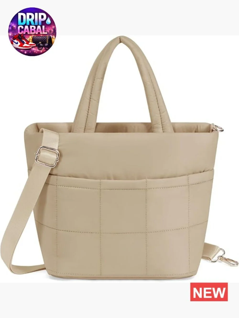 Crossbody Bags for Women Puffer Tote Mini Shoulder Handbag RFID Anti Theft